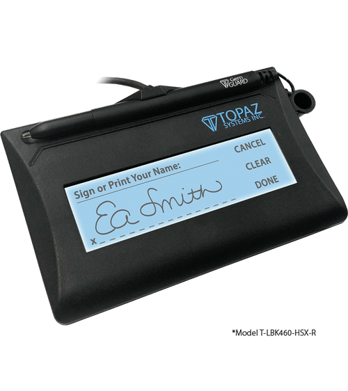 SigLite LCD 1x5 Signature Pad - Topaz Systems