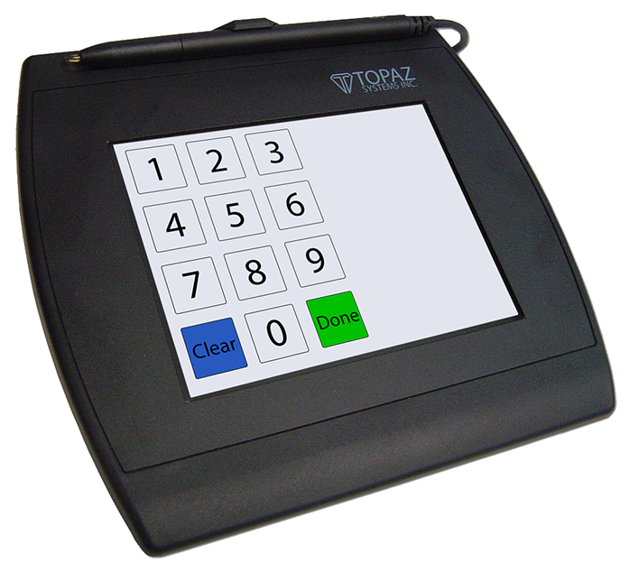 SigGem Color 5.7 Electronic Signature Pad | Topaz Systems Inc.