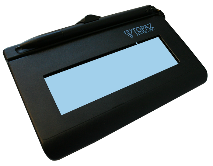 SignatureGem LCD 1x5 Electronic Signature Pad | Topaz Systems Inc.