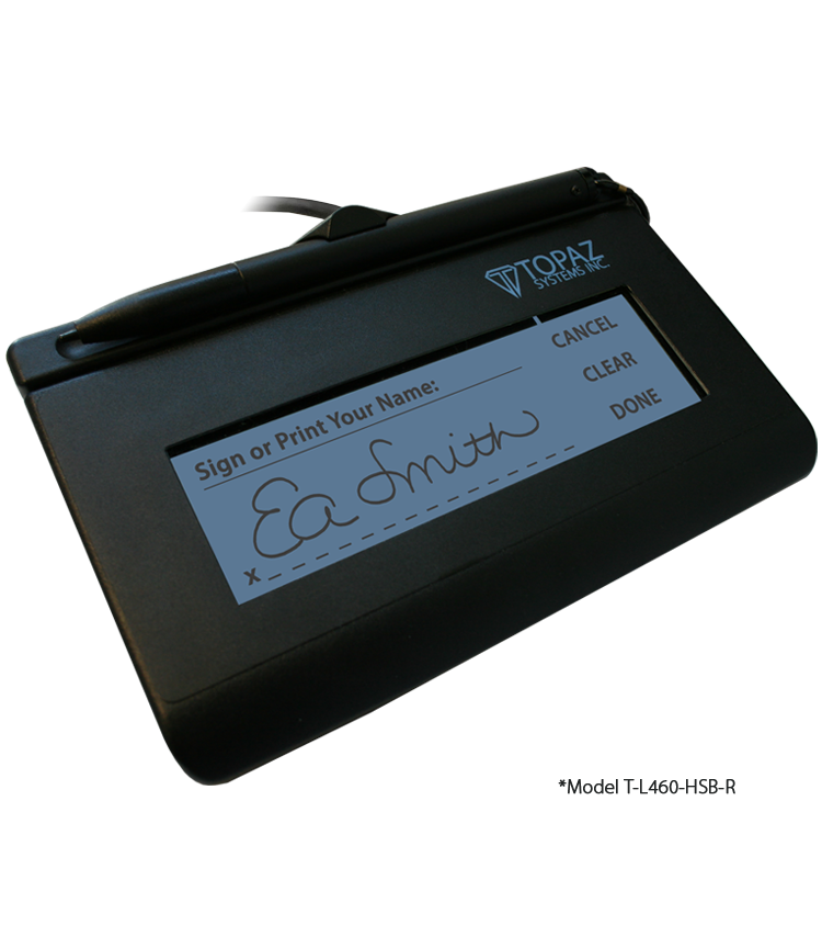 SigLite LCD 1x5 Signature Pad - Topaz Systems