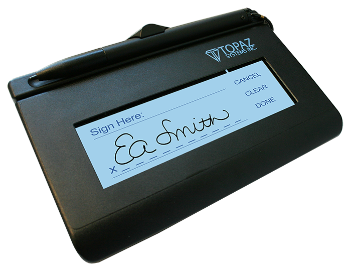 SigLite LCD 1x5 Electronic Signature Pad | Topaz Systems Inc.